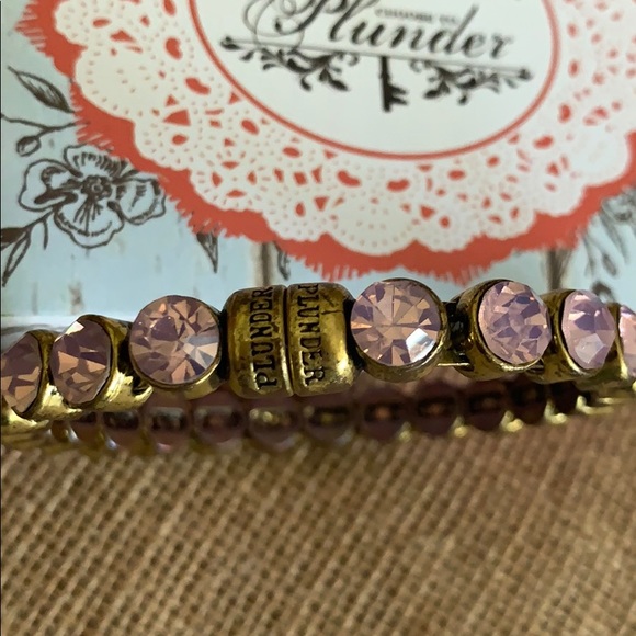 Plunder Bangle Pink Stones - Picture 2 of 3